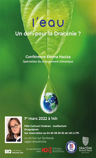 x POLYTER ®  - CONFÉRENCE « L’EAU, UN DÉFI POUR LA DRACÉNIE ? » 01/03/2022