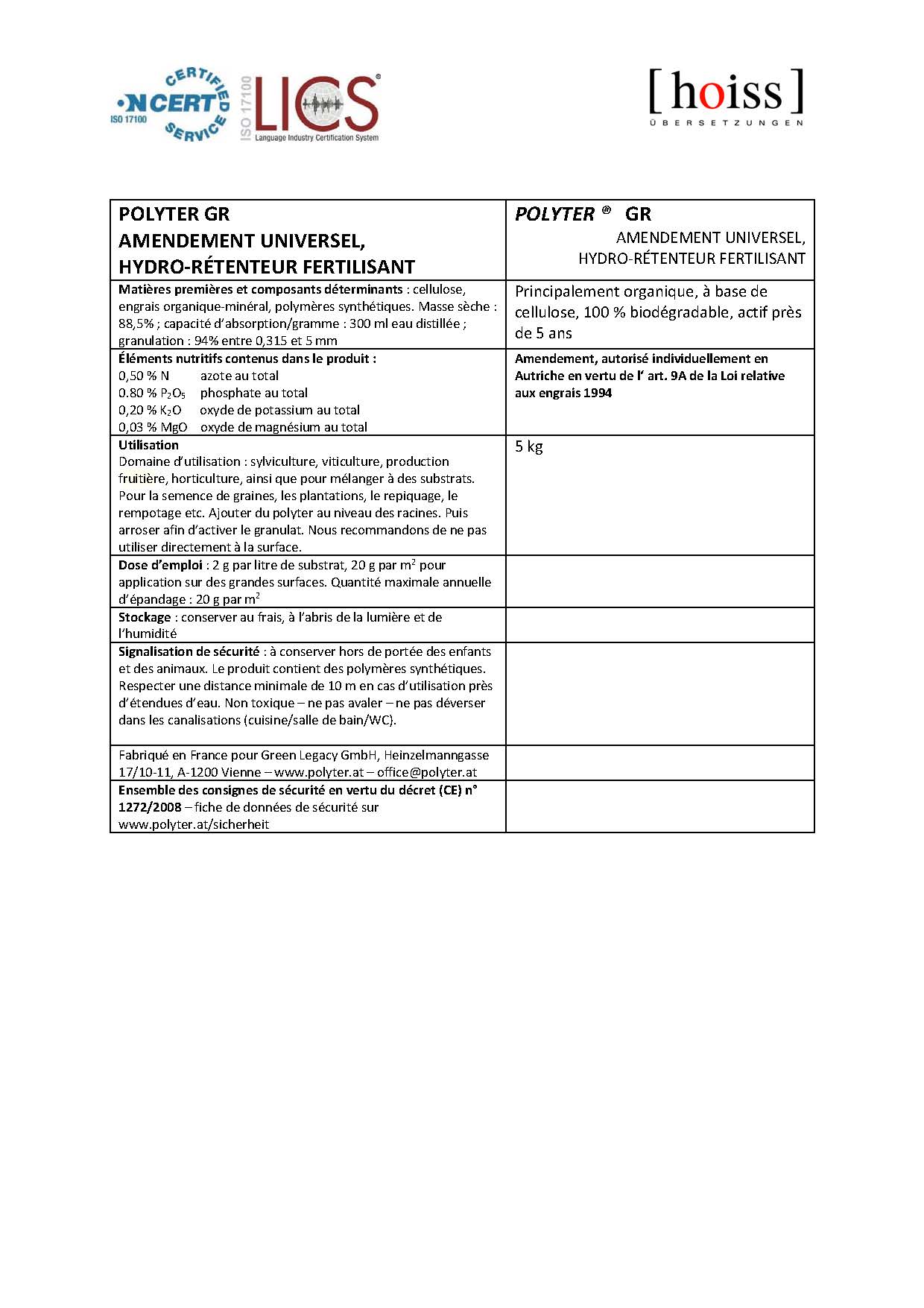 autorisation-de-lagence-de-la-securite-alimentaire-en-autriche__page_2 POLYTER ®  - Titolo Articolo